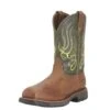 Ariat Men's WorkHog Mesteno Waterproof Composite Toe Work Boot -Ariat 10015400 3 4 front