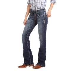 Ariat Women's R.E.A.L. Entwined Marine Jean -Ariat 10017510 front