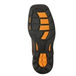 Ariat Kid's Brown And Black Workhog Square Toe Boot -Ariat 10021452 sole