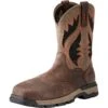 Ariat Rebar Brown And Tan VentTek Composite Toe Work Boot -Ariat 10023076 3 4 front