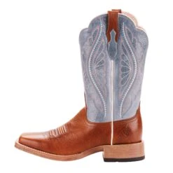 Ariat Women's Blue Primetime Square Toe Boot -Ariat 10025032 side