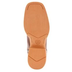 Ariat Kids Chocolate And Maroon Bristo Square Toe Boots 11 Ariat Kids Chocolate And Maroon Bristo Square Toe Boots -Ariat 10025161 sole