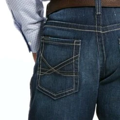 Ariat Men's M5 Straight Leg Robbie Jean -Ariat 10032319 03