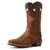 Ariat Men's Rough Stock Patriot Boot -Ariat 10040348 3 4 front