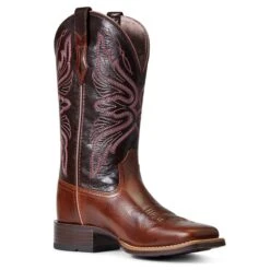 Ariat Women's Edgewood Dark Luggage Boots -Ariat 10040350 medial