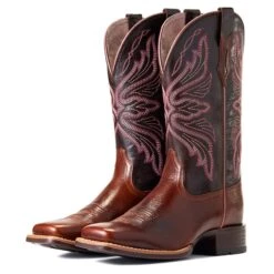 Ariat Women's Edgewood Dark Luggage Boots -Ariat 10040350 pair