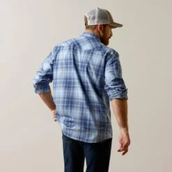 Ariat Men's Halmaty Shirt -Ariat 10044962 back warm