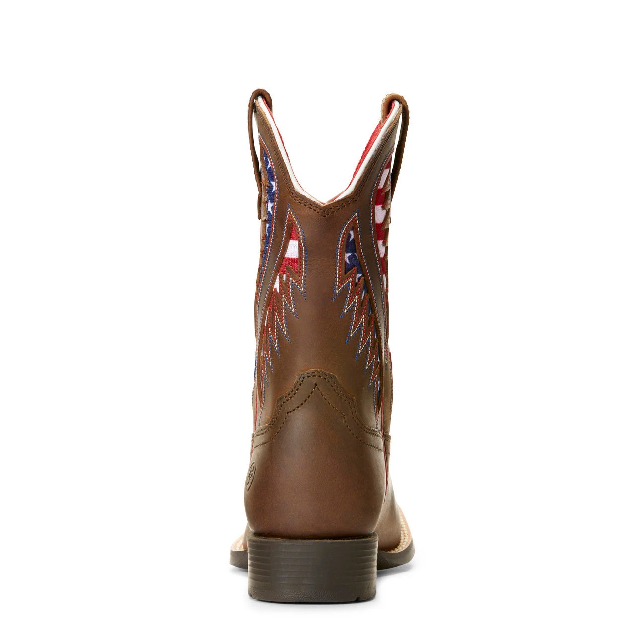 Ariat Kid's Red, White, And Blue Quickdraw VentTEK Square Toe Boot 6 Ariat Kid's Red, White, And Blue Quickdraw VentTEK Square Toe Boot - Image 4