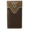 Ariat Distressed Brown Shield Inlay Rodeo Bi-Fold -Ariat 57 1200x1200 400097f5 e1e2 4186 ad2a 9e9601b22305