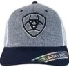 Ariat Men's Grey And Navy Embroidered Cap -Ariat A300011403Front 1200x1200 678277b8 0ff3 4e0c a1e7 c0450f4652c5