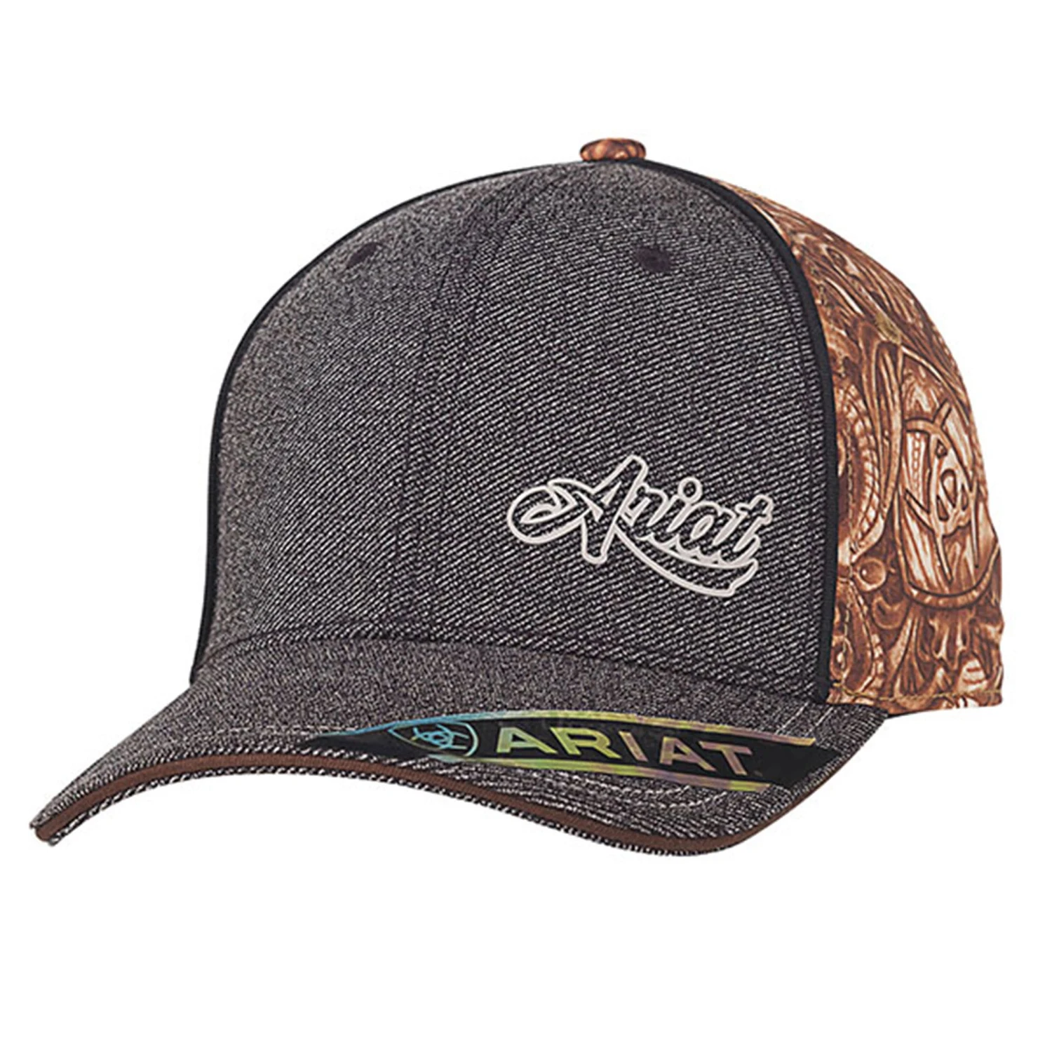 Ariat Men's Tooled Cap 3 Ariat Men's Tooled Cap