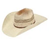 Ariat Bangora Ivory And Tan Maverick Straw Hat -Ariat A73200