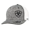 Ariat Grey And White Logo Cap -Ariat Ariat Flexfit 110 Technology Black Heather prod 66950 l 1504901