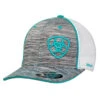 Ariat Grey And Turquoise Logo Cap -Ariat Ariat Flexfit 110 Technology Turquoise Heather prod 66952 l 1504933
