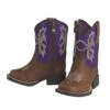 Ariat Girl's Lil' Stompers Tombstone Boots -Ariat Ariat LILSTOMPERS Tombstone Brown prd 76944 s a4410007021