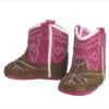Ariat Infant Pink Twisted Tycoon Lil' Stompers Boots -Ariat Ariat LILSTOMPER Infant Twisted Tycoon Brown prd 76619 s a4420003021