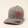 Ariat Red And Grey Logo Cap -Ariat Ariat Mens Cap Offset Shield prod 68035 l 1504909