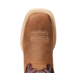 Ariat Kid's Sunset And Purple Vaquera Square Toe Boot -Ariat S18 KDS WEST Holt 10023071 toe