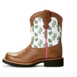 Ariat Kid's Brown Cactus Fatbaby Round Toe Boot 9 Ariat Kid's Brown Cactus Fatbaby Round Toe Boot -Ariat S19 KDS WEST Couto 10027309 side