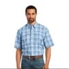 Ariat Dutch Blue Plaid Short Sleeve Button Down -Ariat Screenshot2023 06 02091852