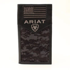 Ariat Black Digital Camo Wallet